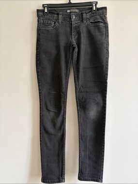 Levi's Washed Black Skinny Jeans